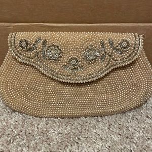 Beaded Vintage hand Clutch